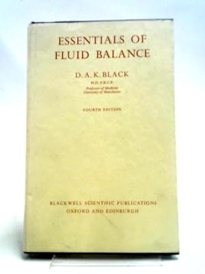 Seller image for Essentials of Fluid Balance for sale by World of Rare Books