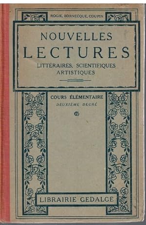 Seller image for Nouvelles lectures litteraires, scientifiques artistiques for sale by Books di Andrea Mancini