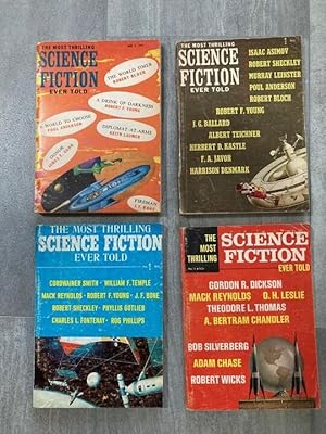 Image du vendeur pour The Most Thrilling Science Fiction Ever Told No. 1, 2, 3, 5 Lot of 4 issues mis en vente par biblioboy