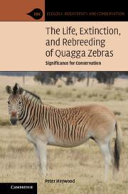 Bild des Verkufers fr The Life, Extinction, and Rebreeding of Quagga Zebras zum Verkauf von moluna