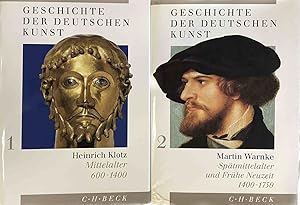 Bild des Verkufers fr Geschichte der deutschen Kunst (2-volume set). Erster Band: Mittelalter 600-1400. Zweiter Band: Sptmittelalter und Frhe Neuzeit 1400-1750 zum Verkauf von Antiquariaat Schot