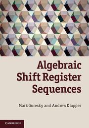 Bild des Verkufers fr Algebraic Shift Register Sequences zum Verkauf von moluna