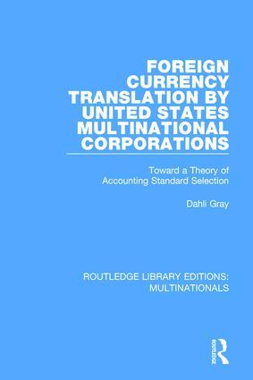 Seller image for Gray, D: Foreign Currency Translation by United States Multi for sale by moluna