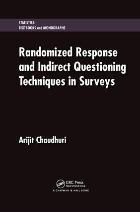 Imagen del vendedor de Chaudhuri, A: Randomized Response and Indirect Questioning T a la venta por moluna