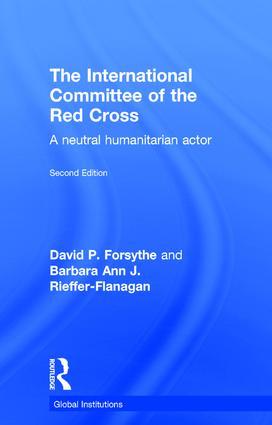 Bild des Verkufers fr Forsythe, D: The International Committee of the Red Cross zum Verkauf von moluna