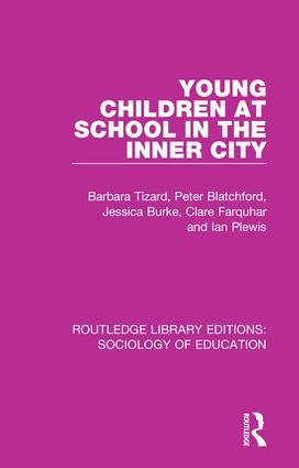 Seller image for Tizard, B: Young Children at School in the Inner City for sale by moluna