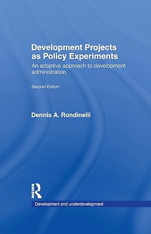 Immagine del venditore per Rondinelli, D: Development Projects as Policy Experiments venduto da moluna