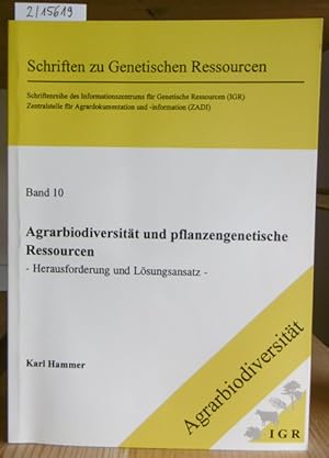 Image du vendeur pour Agrarbiodiversitt und pflanzengenetische Ressourcen. Herausforderung und Lsungsansatz. mis en vente par Versandantiquariat Trffelschwein