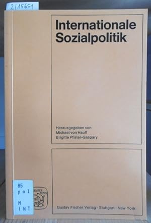 Seller image for Internationale Sozialpolitik. for sale by Versandantiquariat Trffelschwein