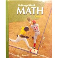 Image du vendeur pour McDougal Littell Math Course 3 mis en vente par eCampus