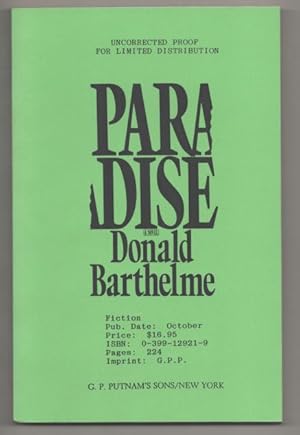 Seller image for Paradise for sale by Jeff Hirsch Books, ABAA