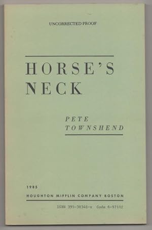 Imagen del vendedor de Horse's Neck a la venta por Jeff Hirsch Books, ABAA