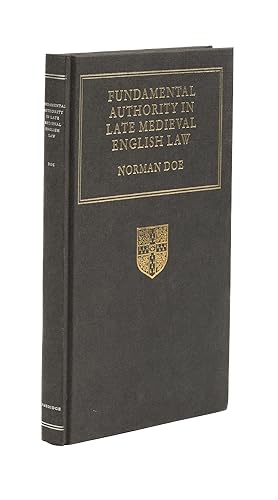 Immagine del venditore per Fundamental Authority in Late Medieval English Law venduto da The Lawbook Exchange, Ltd., ABAA  ILAB