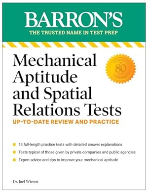 Imagen del vendedor de Mechanical Aptitude and Spatial Relations Tests a la venta por GreatBookPrices