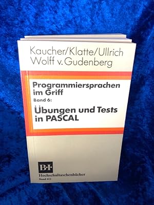 Bild des Verkufers fr Programmiersprachen im Griff / bungen und Tests in PASCAL zum Verkauf von Antiquariat Jochen Mohr -Books and Mohr-
