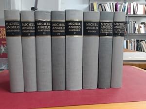 Il carteggio di Michelangelo. Il ricordi di Michelangelo (in 8 volumes. Here missing is volume: C...