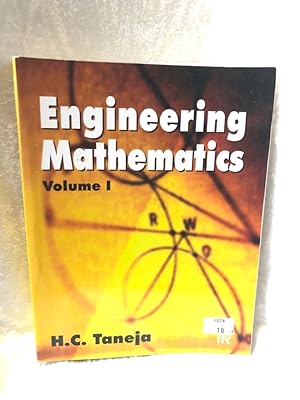 Bild des Verkufers fr Engineering Mathematics: Volume I zum Verkauf von Antiquariat Jochen Mohr -Books and Mohr-