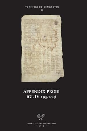 Bild des Verkufers fr Appendix Probi (GL IV 193-204). zum Verkauf von FIRENZELIBRI SRL
