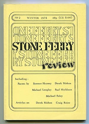 Bild des Verkufers fr Stone Ferry Review - Number Two, Winter 1978 zum Verkauf von Between the Covers-Rare Books, Inc. ABAA