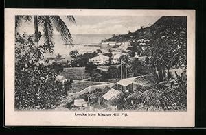 Ansichtskarte Levuka /Fiji, View from Mission Hill