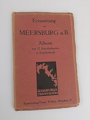 Ansichten Album Erinnerung an Meersburg a. B. um 1910 , Souveniralbum, Leporello Erinnerung an Me...