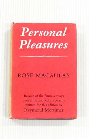 Seller image for Personal Pleasures for sale by Adelaide Booksellers