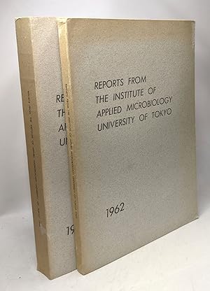 Reports from the institute of applied microbiology university of Tokyo - 1962 + 1964 --- 2 volumes