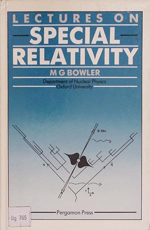 Immagine del venditore per Lectures on Special Relativity. venduto da Antiquariat Bookfarm