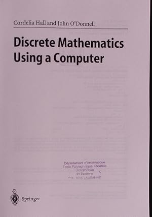 Seller image for Discrete Mathematics Using a Computer. for sale by Antiquariat Bookfarm
