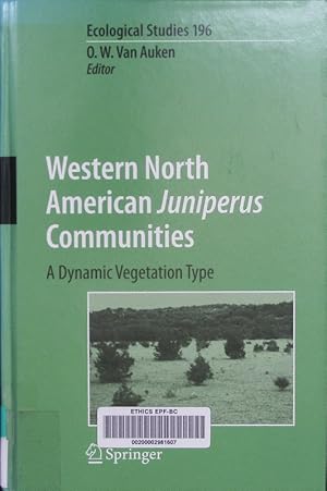 Seller image for Western North American Juniperus Communities. A Dynamic Vegetation Type. for sale by Antiquariat Bookfarm