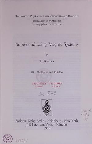 Bild des Verkufers fr Superconducting magnet systems. zum Verkauf von Antiquariat Bookfarm