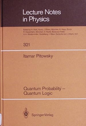 Immagine del venditore per Quantum Probability - Quantum Logic. venduto da Antiquariat Bookfarm