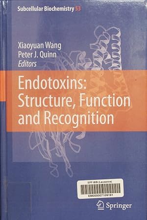Seller image for Endotoxins: Structure, Function and Recognition. for sale by Antiquariat Bookfarm