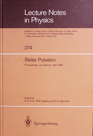 Bild des Verkufers fr Stellar Pulsation. Proceedings of a Conference Held as a Memorial to John P. Cox at the Los Alamos National Laboratory Los Alamos, New Mexico, USA, August 11-15,1986. zum Verkauf von Antiquariat Bookfarm