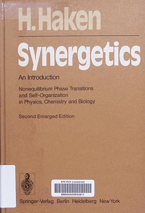 Synergetics. An Introduction Nonequilibrium Phase Transitions and Self-Organization in Physics, C...