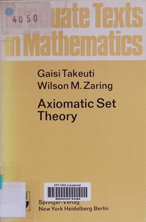 Immagine del venditore per Axiomatic set theory. venduto da Antiquariat Bookfarm