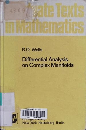 Imagen del vendedor de Differential analysis on complex manifolds. a la venta por Antiquariat Bookfarm