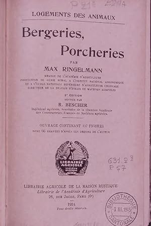 Seller image for Bergeries, Porcheries. for sale by Antiquariat Bookfarm