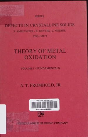 Seller image for Theory of metal oxidation. for sale by Antiquariat Bookfarm