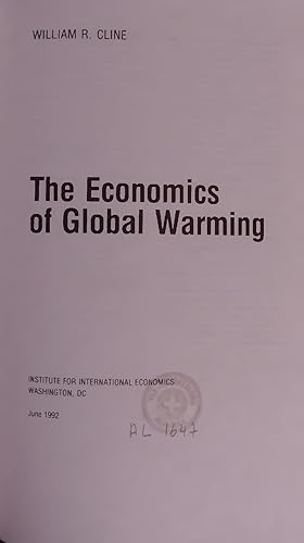Bild des Verkufers fr The Economics of Global Warming. zum Verkauf von Antiquariat Bookfarm