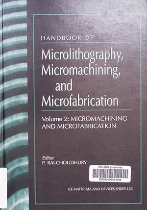 Seller image for Micromachining and microfabrication. for sale by Antiquariat Bookfarm