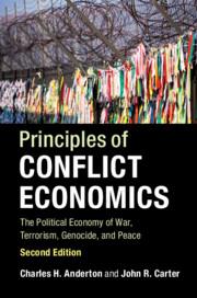 Bild des Verkufers fr Principles of Conflict Economics: The Political Economy of War, Terrorism, Genocide, and Peace zum Verkauf von moluna