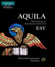 Imagen del vendedor de ESV Aquila Wide-Margin Reference Bible, Black Calf Split Leather, Red-Letter Text, Es744: Xrm a la venta por moluna