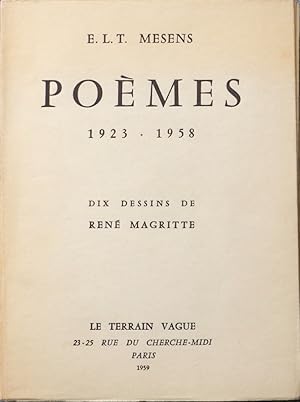 Poèmes 1923-1958. Dix dessins de René Magritte.