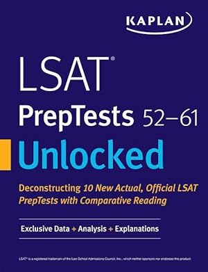 Seller image for LSAT PREPTESTS 52-61 UNLOCKED for sale by moluna