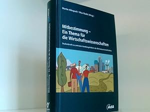 Seller image for Mitbestimmung - Ein Thema fr die Wirtschaftswissenschaften (EAdA-Schriftenreihe) Studiebbriefe zu zentralen Handlungsfeldern der Betriebswirtschaftslehre for sale by Book Broker