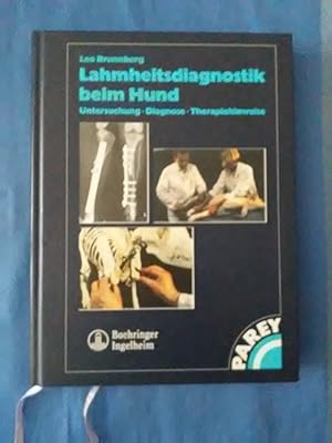 Bild des Verkufers fr Lahmheitsdiagnostik beim Hund : Untersuchung - Diagnose - Therapiehinweise. Boehringer Ingelheim. zum Verkauf von Antiquariat BehnkeBuch