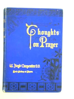 Bild des Verkufers fr Thoughts on Prayer zum Verkauf von World of Rare Books