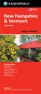 Seller image for Rand McNally Easy to Read Folded Map: New Hampshire, Vermont State Map for sale by moluna