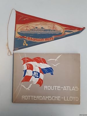 Seller image for Route-atlas van de Rotterdamsche Lloyd + Vlaggetje van de M.S. Willem Ruys for sale by Klondyke